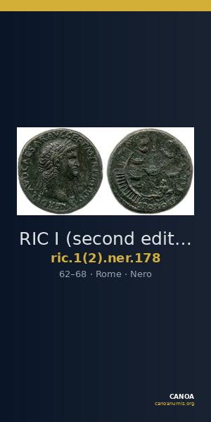 RIC I (second edition) Nero 178 — CANOA