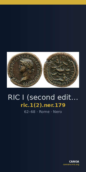 RIC I (second edition) Nero 179 — CANOA
