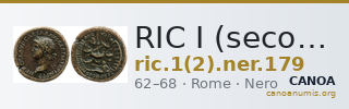 RIC I (second edition) Nero 179 — CANOA
