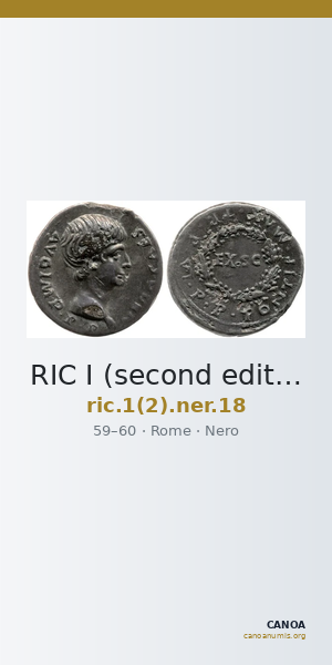 RIC I (second edition) Nero 18 — CANOA