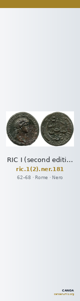 RIC I (second edition) Nero 181 — CANOA