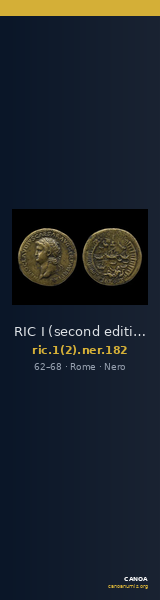 RIC I (second edition) Nero 182 — CANOA