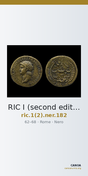 RIC I (second edition) Nero 182 — CANOA