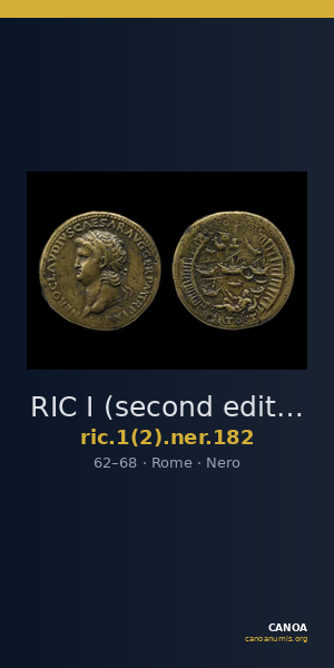 RIC I (second edition) Nero 182 — CANOA