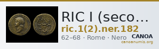 RIC I (second edition) Nero 182 — CANOA