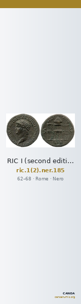 RIC I (second edition) Nero 185 — CANOA