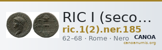 RIC I (second edition) Nero 185 — CANOA