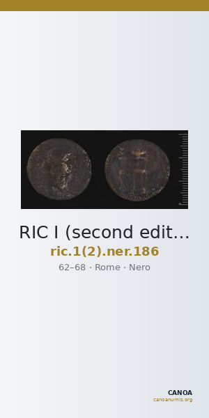 RIC I (second edition) Nero 186 — CANOA