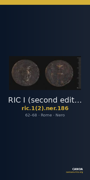 RIC I (second edition) Nero 186 — CANOA