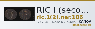 RIC I (second edition) Nero 186 — CANOA