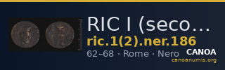 RIC I (second edition) Nero 186 — CANOA