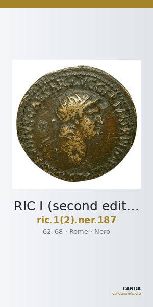 RIC I (second edition) Nero 187 — CANOA