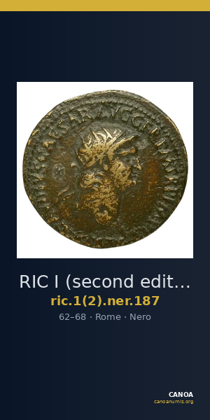 RIC I (second edition) Nero 187 — CANOA