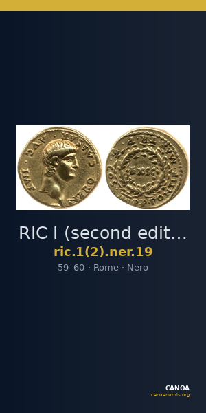 RIC I (second edition) Nero 19 — CANOA