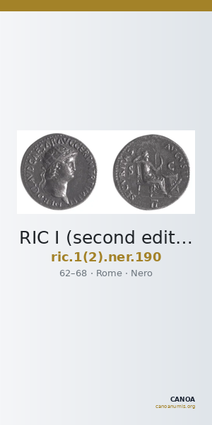 RIC I (second edition) Nero 190 — CANOA