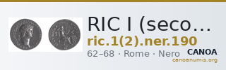 RIC I (second edition) Nero 190 — CANOA