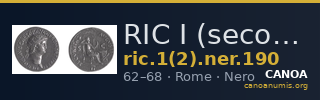 RIC I (second edition) Nero 190 — CANOA