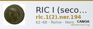 RIC I (second edition) Nero 194 — CANOA