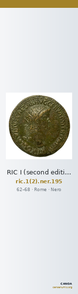 RIC I (second edition) Nero 195 — CANOA