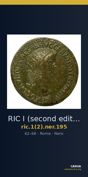 RIC I (second edition) Nero 195 — CANOA