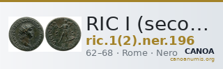 RIC I (second edition) Nero 196 — CANOA