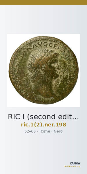 RIC I (second edition) Nero 198 — CANOA