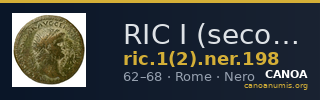 RIC I (second edition) Nero 198 — CANOA