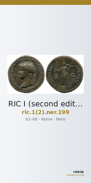 RIC I (second edition) Nero 199 — CANOA