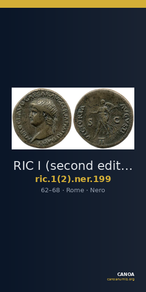 RIC I (second edition) Nero 199 — CANOA