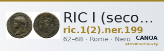 RIC I (second edition) Nero 199 — CANOA