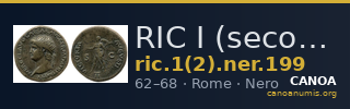 RIC I (second edition) Nero 199 — CANOA