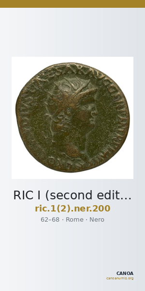 RIC I (second edition) Nero 200 — CANOA