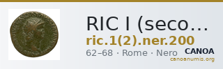 RIC I (second edition) Nero 200 — CANOA