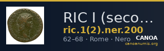 RIC I (second edition) Nero 200 — CANOA