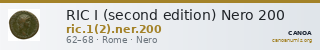 RIC I (second edition) Nero 200 — CANOA
