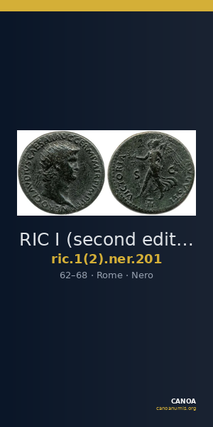 RIC I (second edition) Nero 201 — CANOA