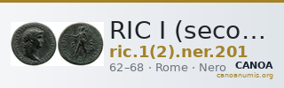 RIC I (second edition) Nero 201 — CANOA