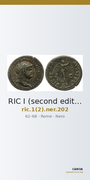 RIC I (second edition) Nero 202 — CANOA