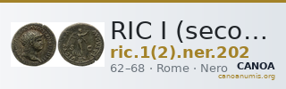 RIC I (second edition) Nero 202 — CANOA