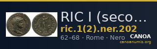 RIC I (second edition) Nero 202 — CANOA