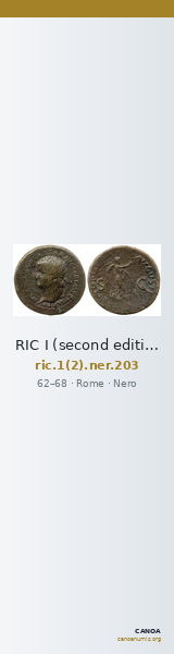 RIC I (second edition) Nero 203 — CANOA