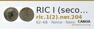 RIC I (second edition) Nero 204 — CANOA