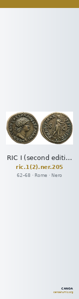 RIC I (second edition) Nero 205 — CANOA