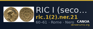 RIC I (second edition) Nero 21 — CANOA