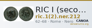 RIC I (second edition) Nero 212 — CANOA