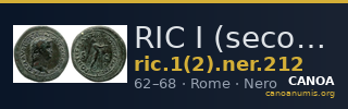 RIC I (second edition) Nero 212 — CANOA