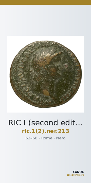 RIC I (second edition) Nero 213 — CANOA