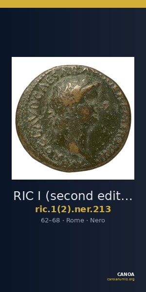 RIC I (second edition) Nero 213 — CANOA