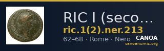 RIC I (second edition) Nero 213 — CANOA
