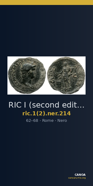 RIC I (second edition) Nero 214 — CANOA